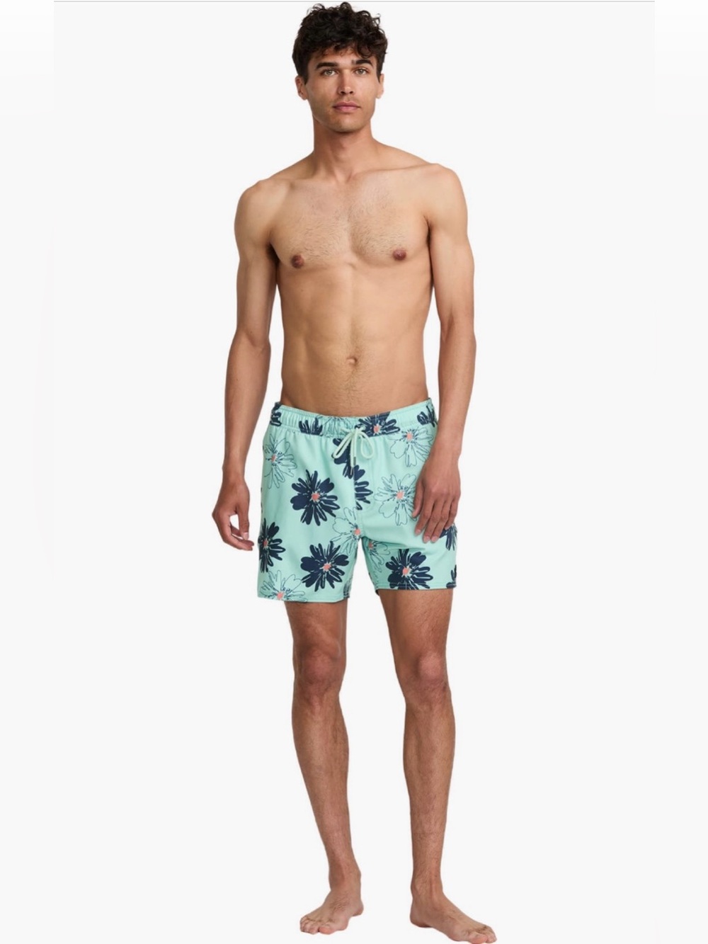 RVCA Resort Swim Trunks in Blue Haze size Large